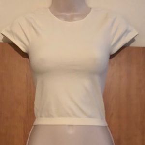 Free People cropped tee size m/l